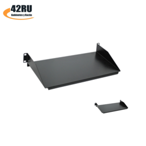 La Bandeja Metalica de 1RU 19" esta pintada en polvo electrostático que proporciona cinco veces mayor resistencia a corrosión y ralladuras.