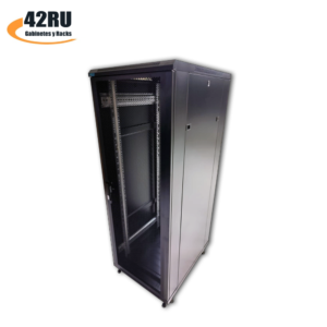 Gabinete de 37RU 180x60x100cm para Servidores con Puerta Vidrio ALKO para equipos de telecomunicaciones, centros de datos y video vigilancia