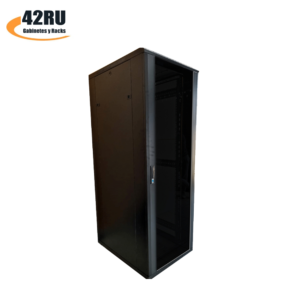 Gabinete de 42RU 206x60x100cm para Servidores Puerta Vidrio ALKO para equipos de telecomunicaciones, centros de datos y video vigilancia