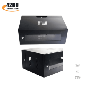 Gabinete de 4RU abatible para Redes