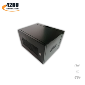 Gabinete de Pared 4RU para NVR , DVR usados en Video Vigilancia y equipos de telecomunicaciones en centros de datos y Video Seguridad