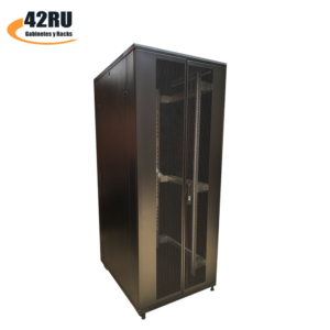 Gabinete Para Servidores de 42RU 206x80x120cm Puertas Frontal y Posterior Doble Microperforada LNSK-D ALKO
