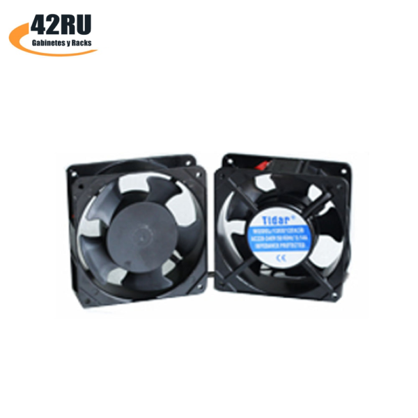 El Kit de 2 ventiladores es un dispositivo de ventilación que se encarga de extraer el aire caliente del interior de un rack y expulsarlo hacia el exterior.