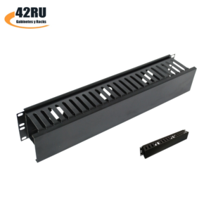 Ordenador Horizontal 2 RU de PVC
