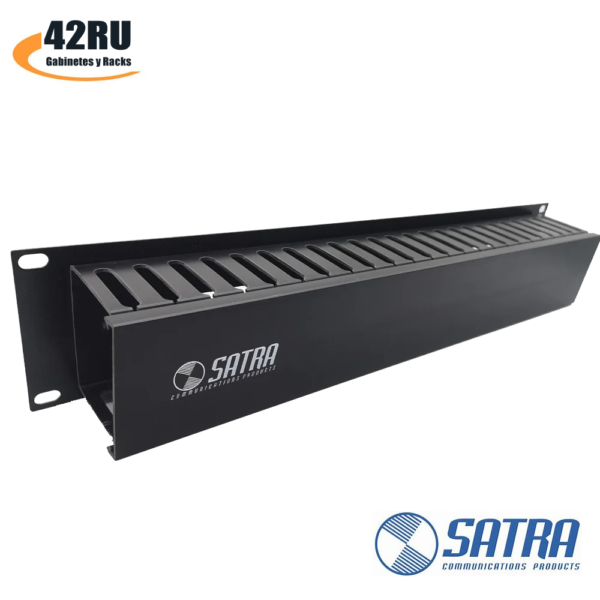 Satra Organizador - Ordenador Horizontal Alta Densidad 1Ru Satra