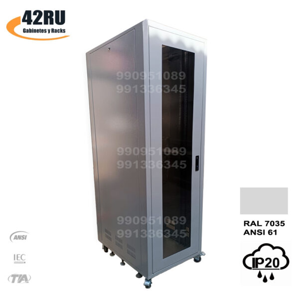Gabinete de Piso 45RU RAL7035