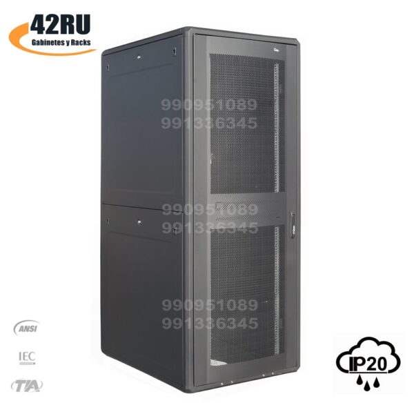 gabinete de 42ru 2000x800x1000 Quest puerta frontal microperforada
